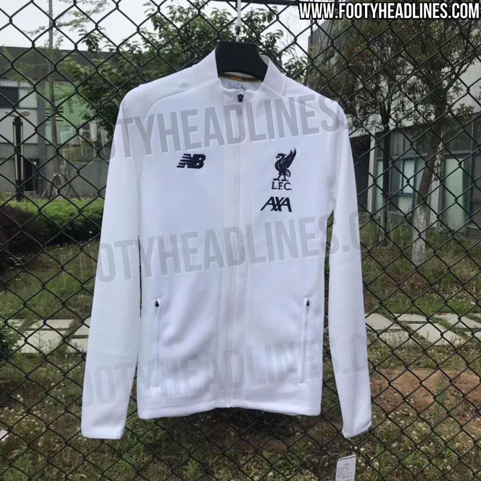 Liverpool white best sale pre game jacket